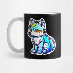 Adorable of Colorful Wolves 002 Mug